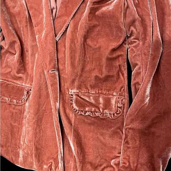 Kenzie Love for Humanity Blush Velvet Blazer - Picture 4 of 4